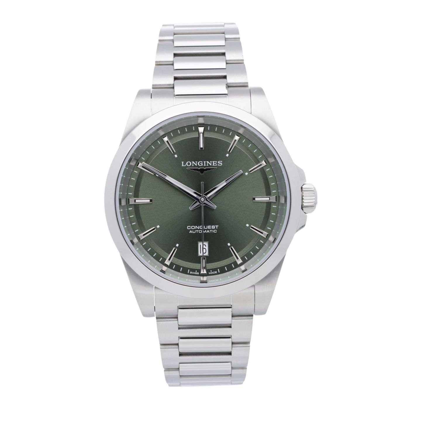 Longines Conquest L3.830.4.02.6 (2024) - Green dial 41 mm Steel case (1/7)