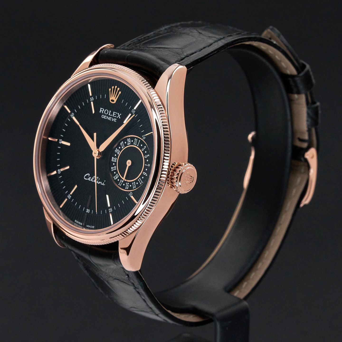 Rolex Cellini Date 50515 (2016) - 39mm Roségoud (4/8)