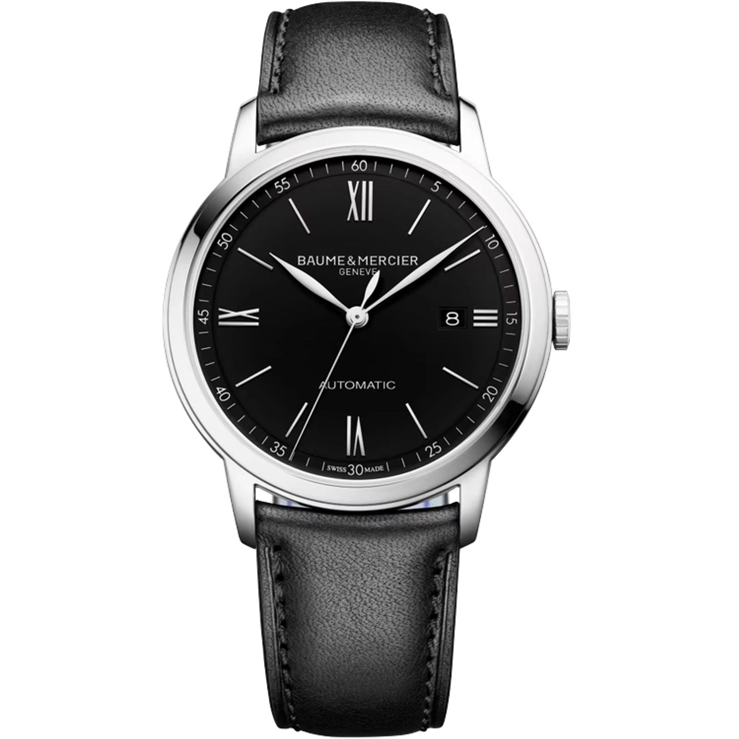 Baume & Mercier Classima M0A10453 (2026) - Zwart wijzerplaat 42mm Staal (1/1)