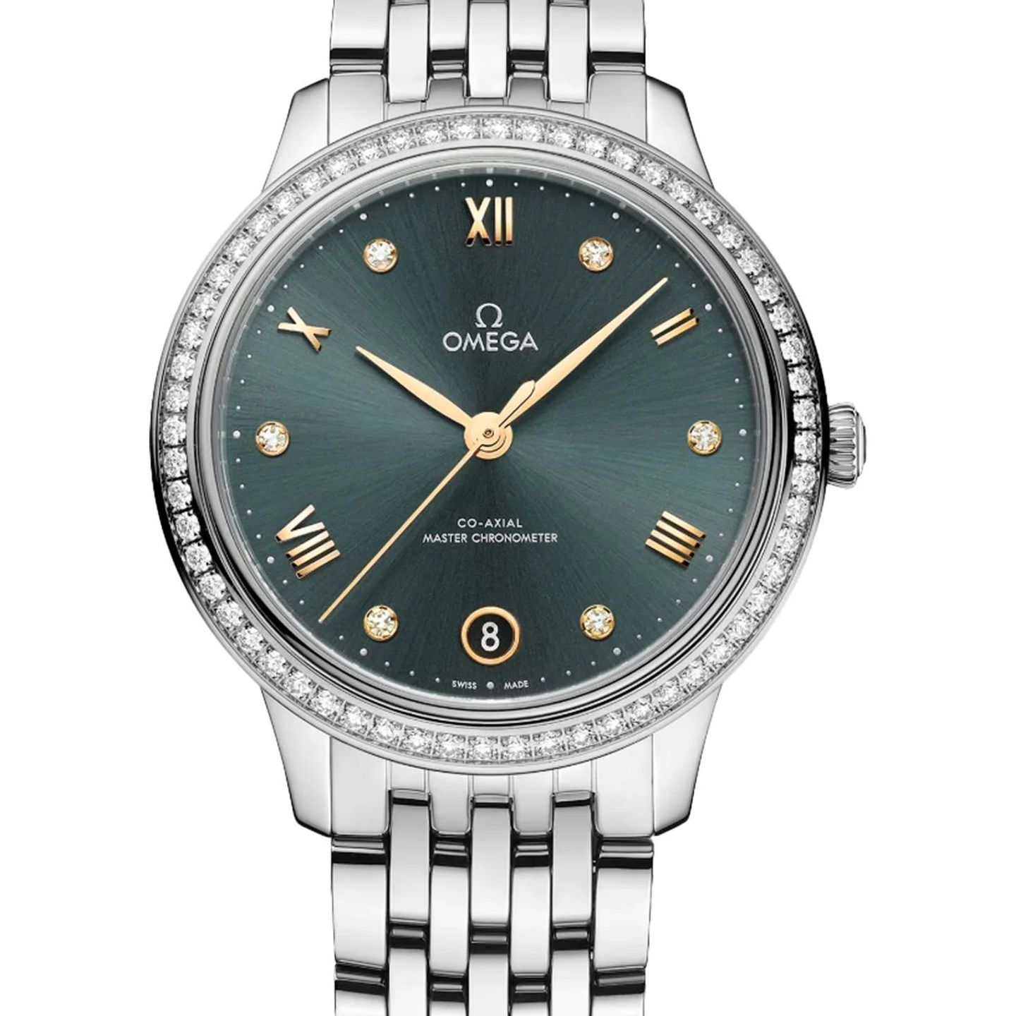 Omega De Ville Prestige 434.15.34.20.60.001 (2026) - Groen wijzerplaat 34mm Staal (1/1)
