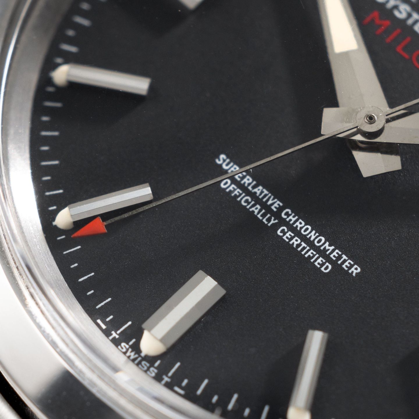 Rolex Milgauss 1019 (1971) - Black dial 38 mm Steel case (6/8)