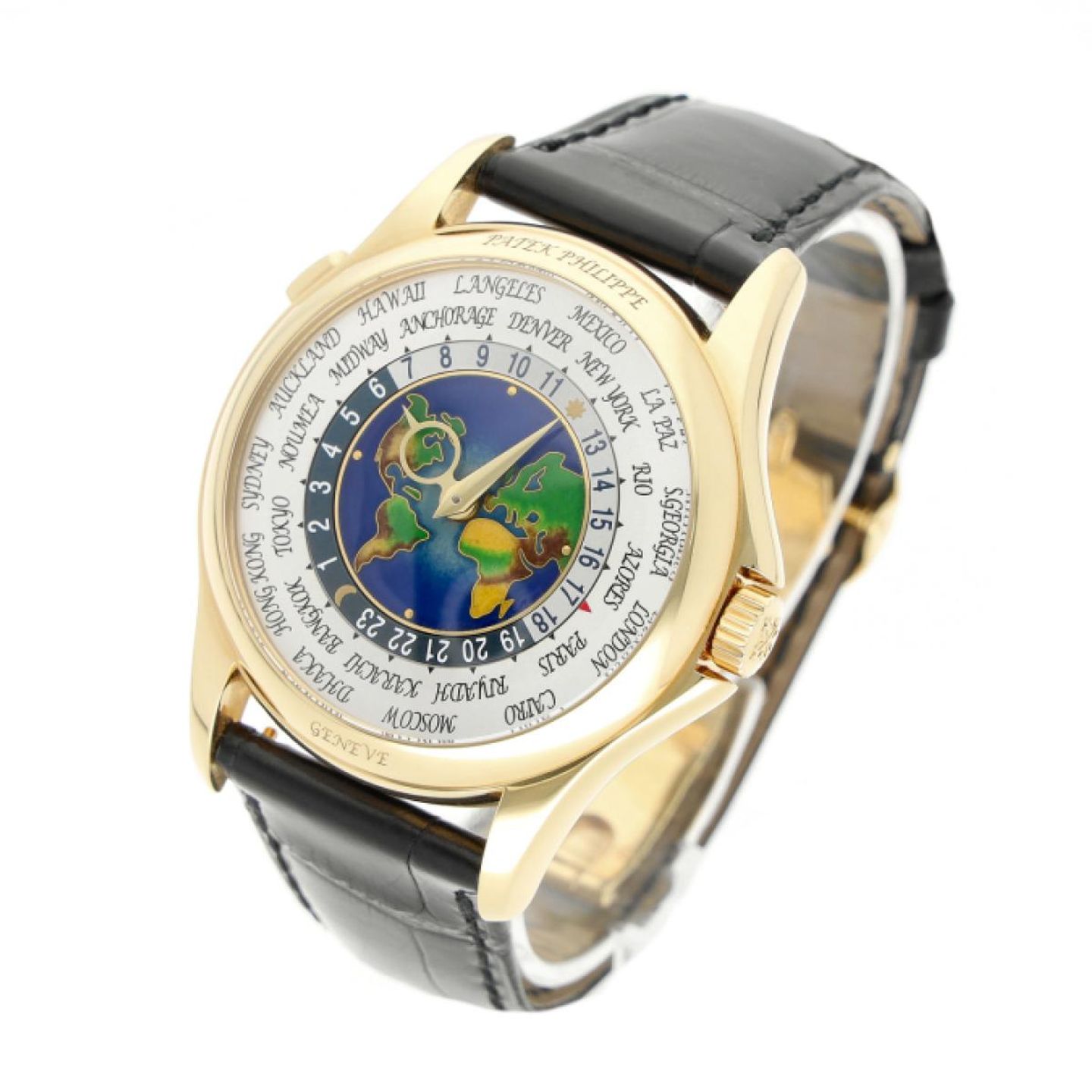 Patek Philippe World Time 5131J-014 (2015) - Meerkleurig wijzerplaat 40mm Geelgoud (2/5)