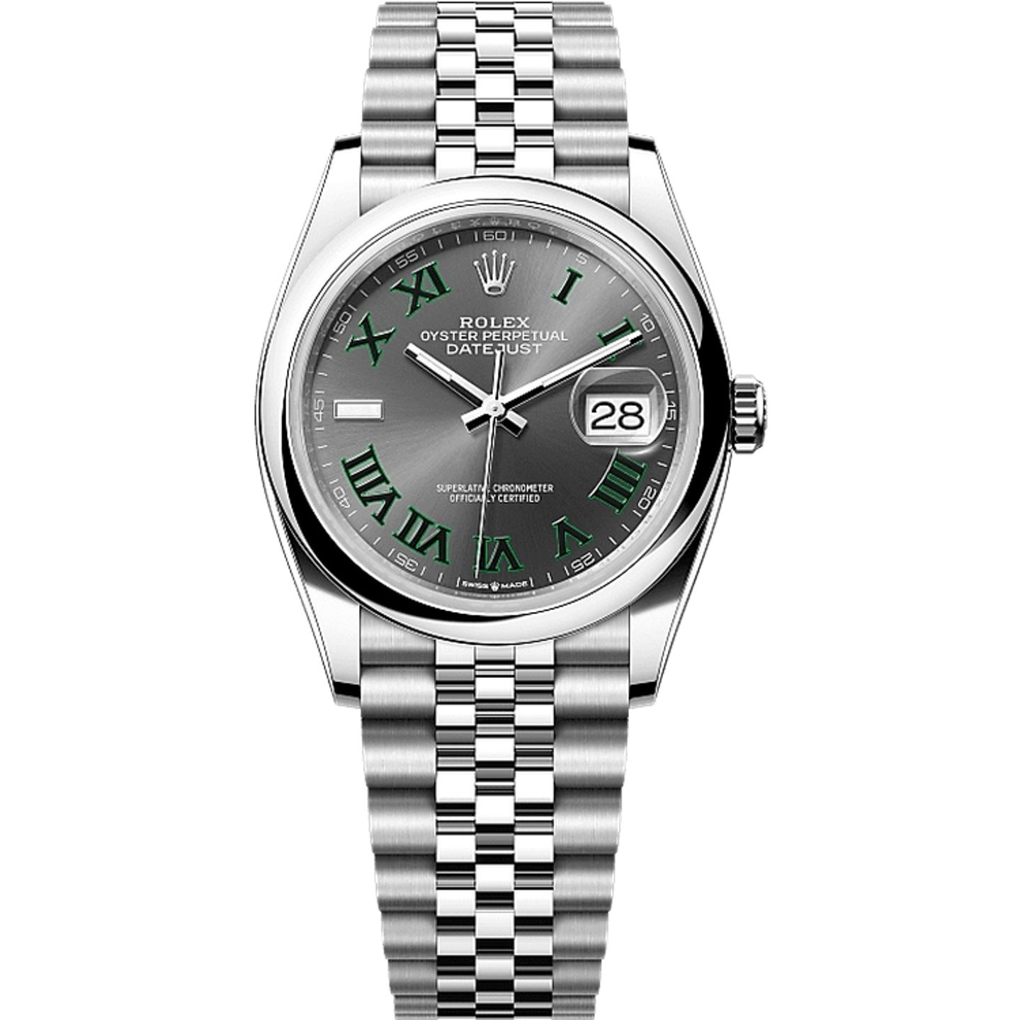 Rolex Datejust 36 126200 (2025) - Grijs wijzerplaat 36mm Staal (1/1)