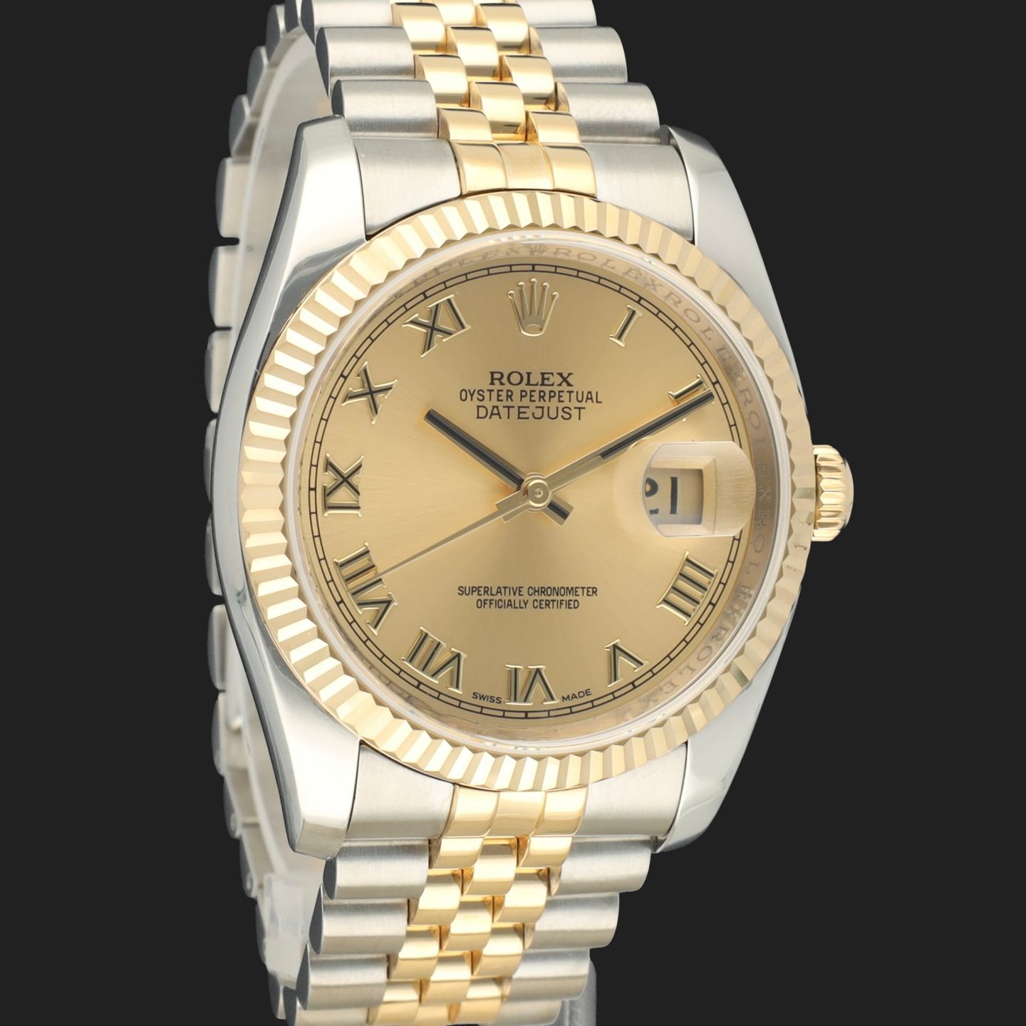 Rolex Datejust 36 116233 (2016) - 36 mm Gold/Steel case (4/7)