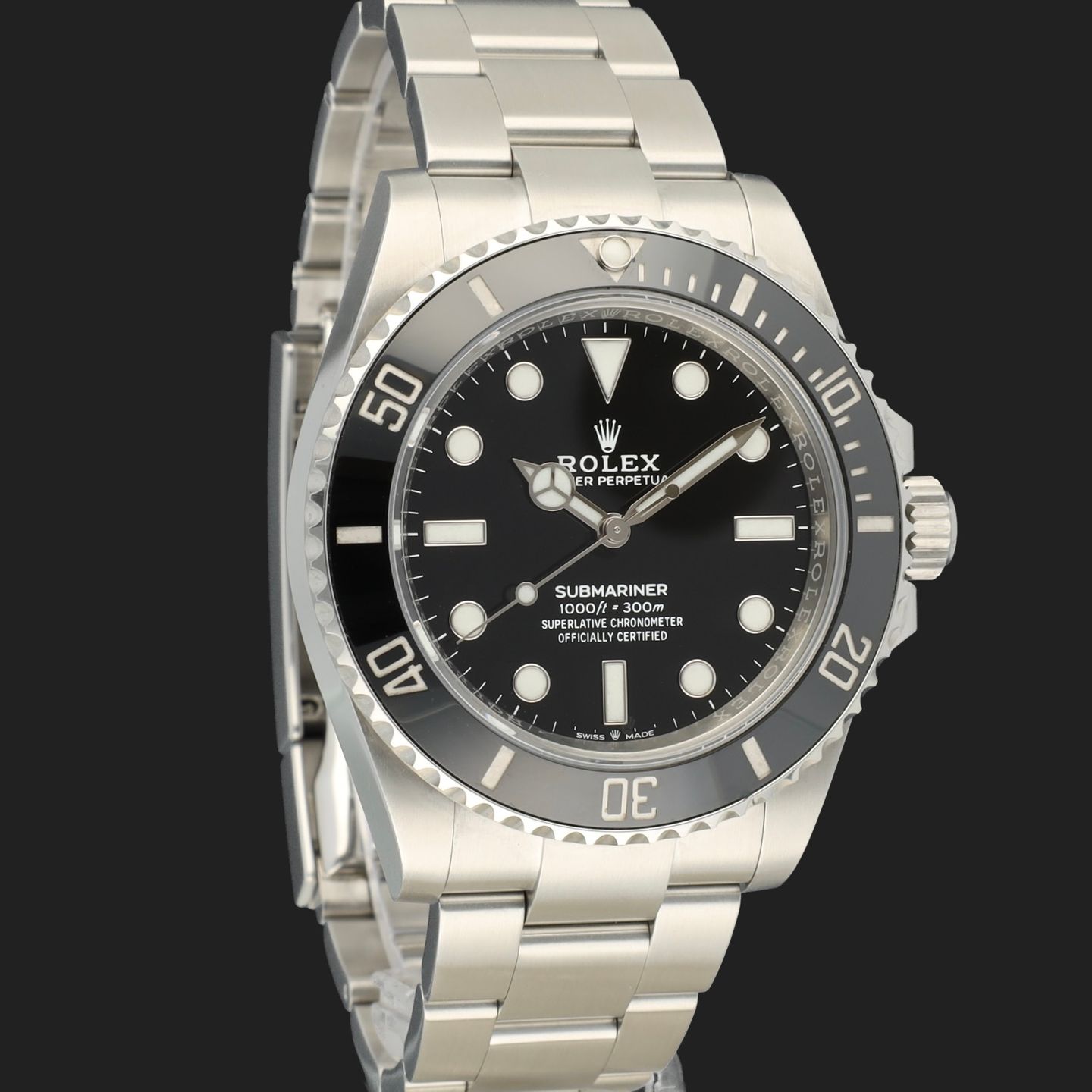 Rolex Submariner No Date 124060 (2020) - Zwart wijzerplaat 41mm Staal (4/8)