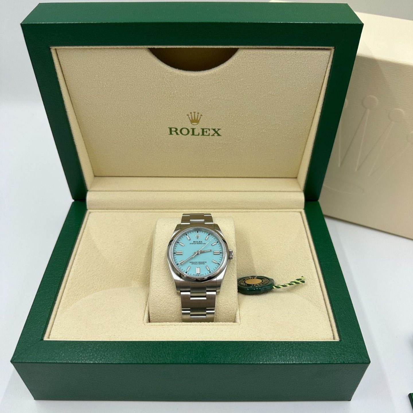 Rolex Oyster Perpetual 36 126000 (2024) - Blauw wijzerplaat 36mm Staal (3/8)