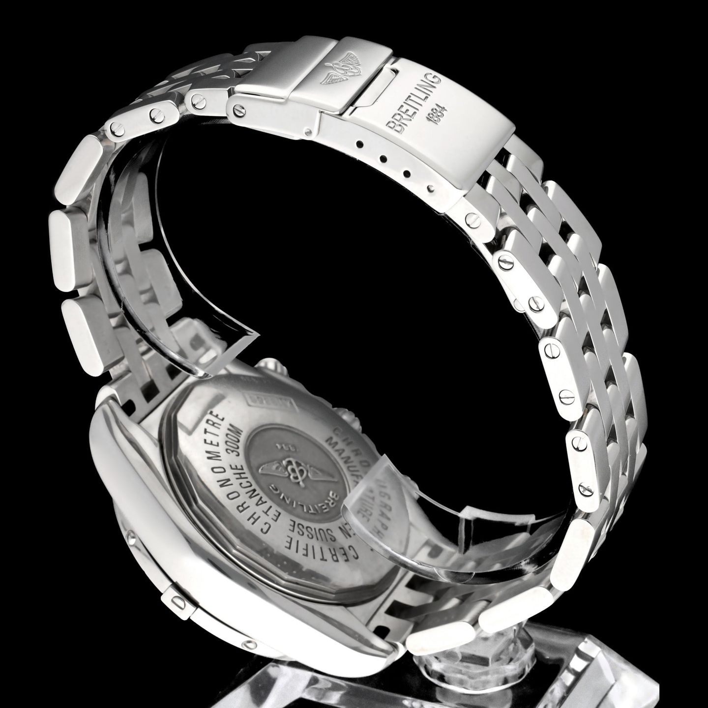 Breitling Chronomat Evolution A13356 (2011) - Zwart wijzerplaat 44mm Staal (8/8)