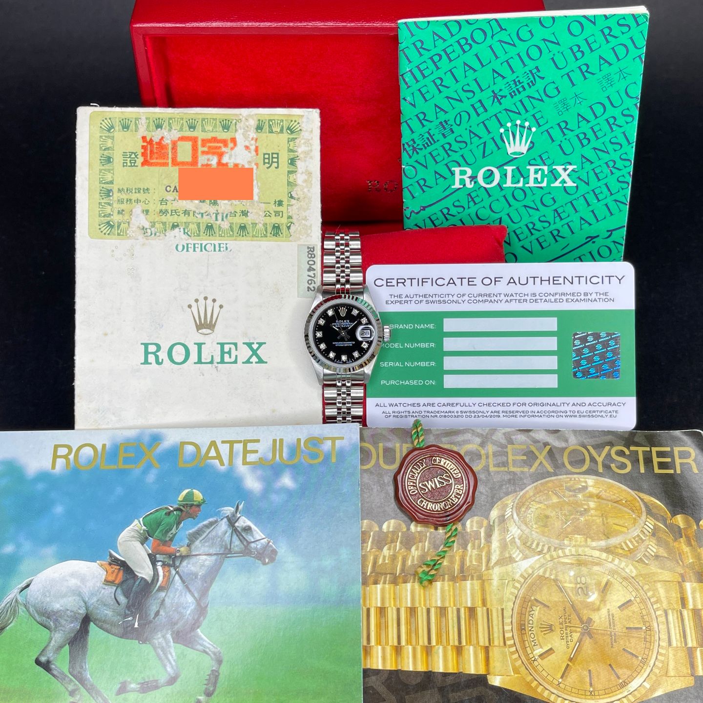 Rolex Lady-Datejust 69174 (1988) - 26mm Staal (2/8)