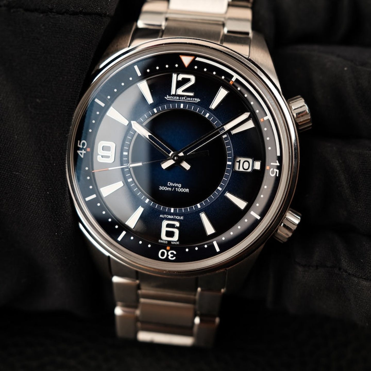 Jaeger-LeCoultre Polaris Q9068180 (2021) - Blauw wijzerplaat 42mm Staal (1/8)