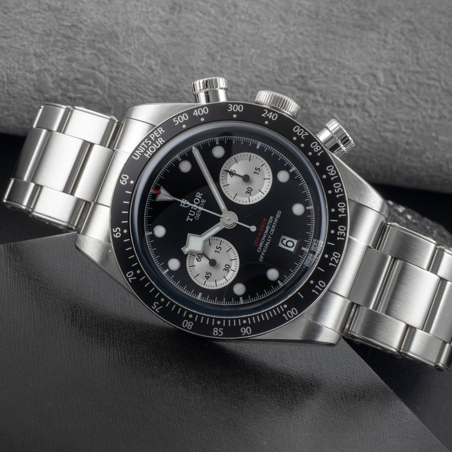 Tudor Black Bay Chrono 79360N (Onbekend (willekeurig serienummer)) - Zwart wijzerplaat 41mm Staal (2/8)