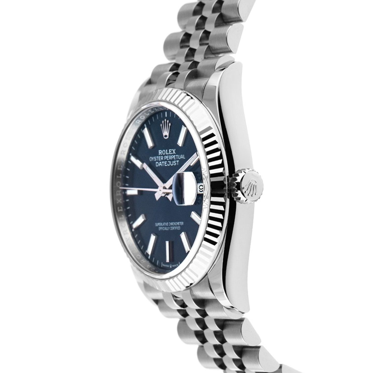 Rolex Datejust 36 126234 (2025) - Blauw wijzerplaat 36mm Staal (4/7)