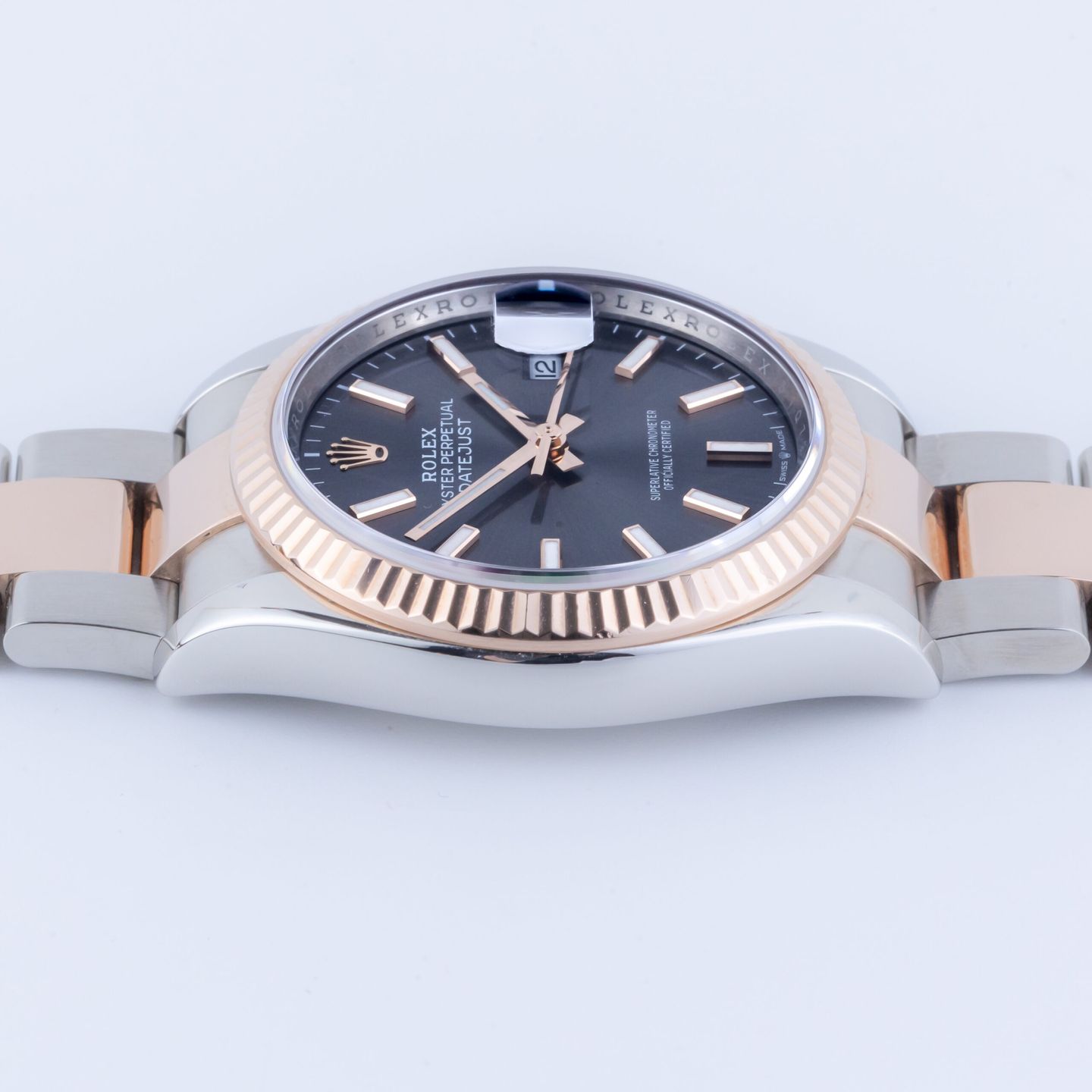 Rolex Datejust 36 126231 (2021) - Grey dial 36 mm Gold/Steel case (6/8)