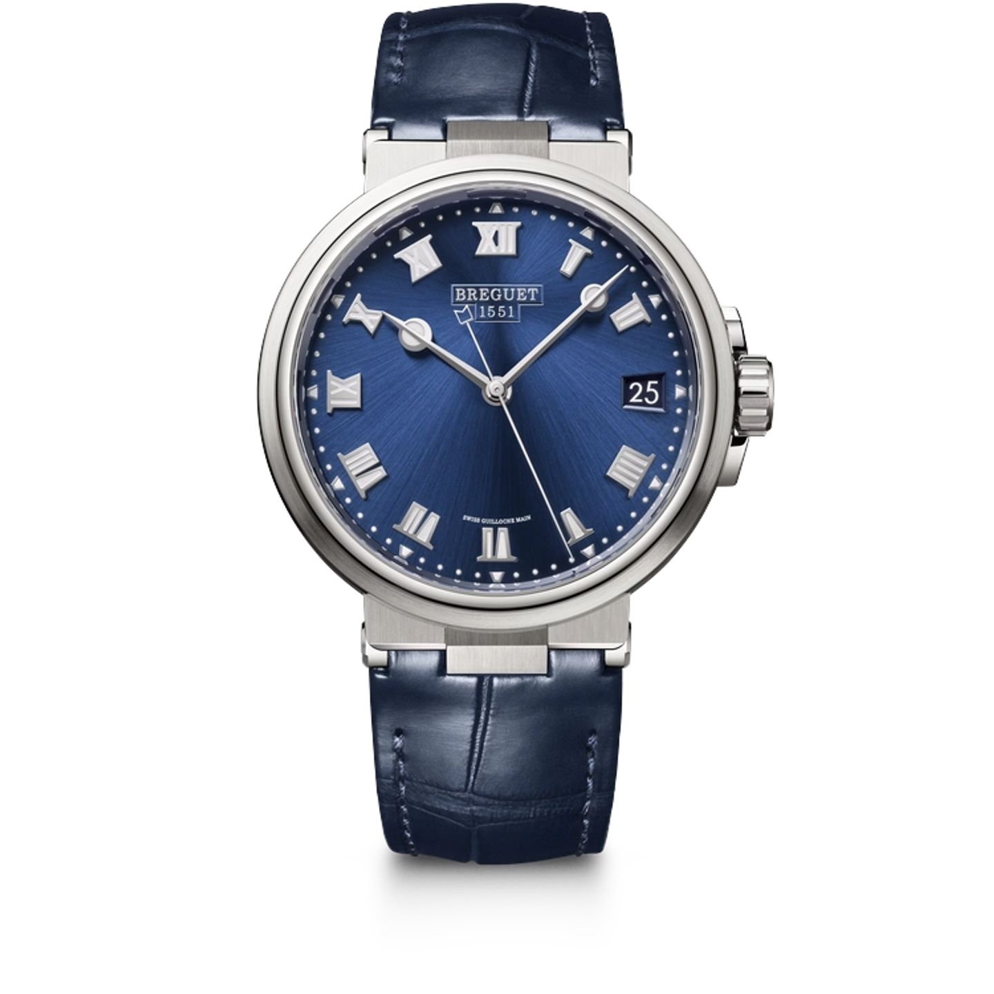 Breguet Marine 5517TI/Y1/9ZU (2026) - Blauw wijzerplaat 40mm Titanium (1/1)