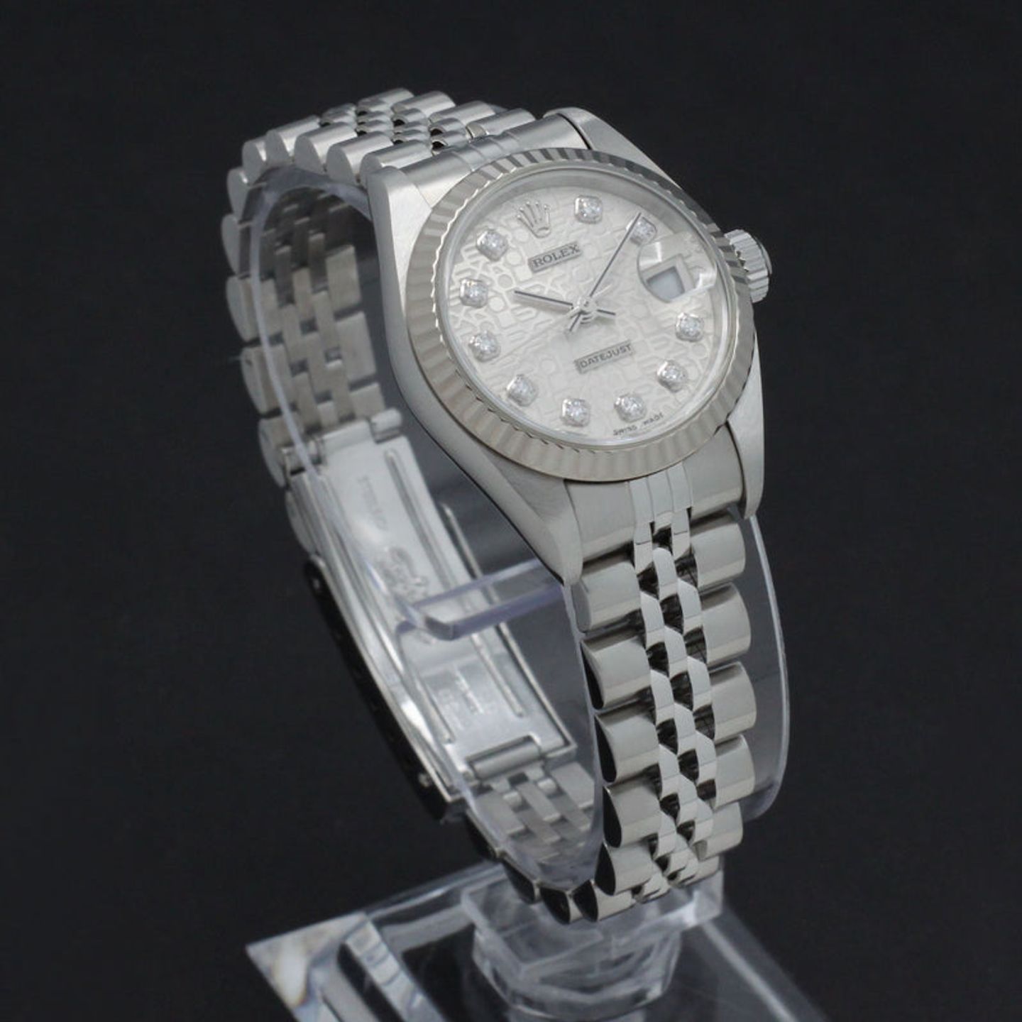 Rolex Lady-Datejust 79174 (2001) - Silver dial 26 mm Steel case (4/7)