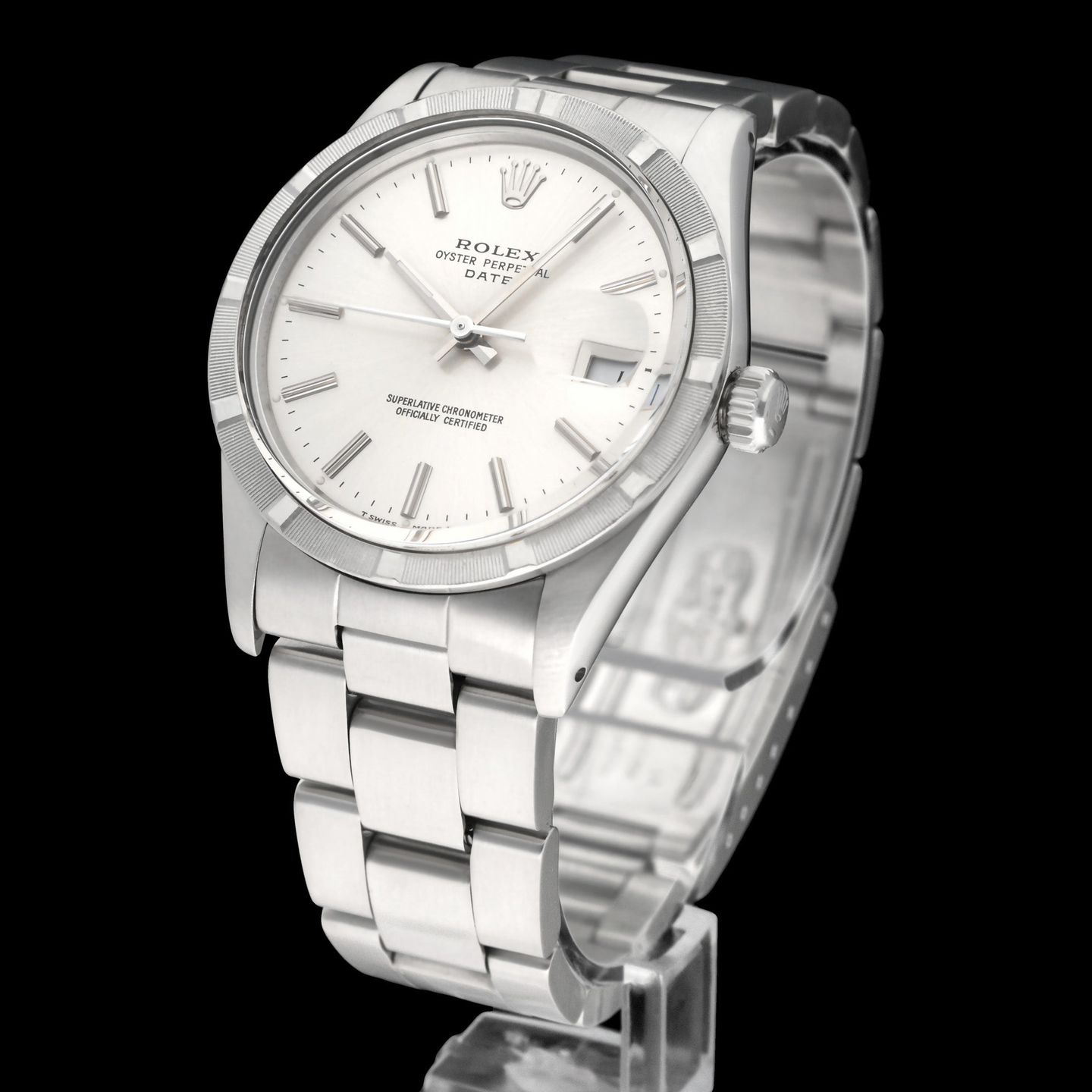 Rolex Oyster Perpetual Date 15010 (1982) - 34mm Staal (2/7)