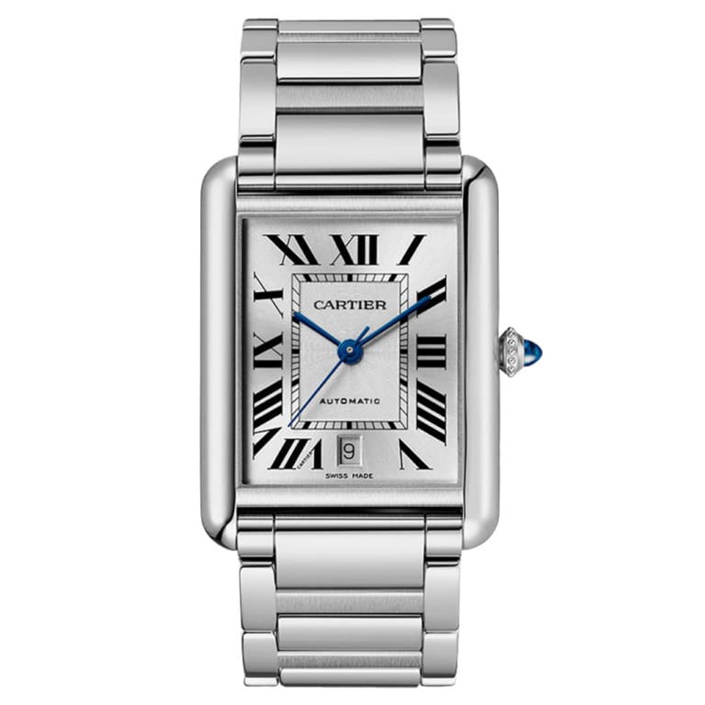 Cartier Tank WSTA0053 (2024) - Zilver wijzerplaat 31mm Staal (1/1)