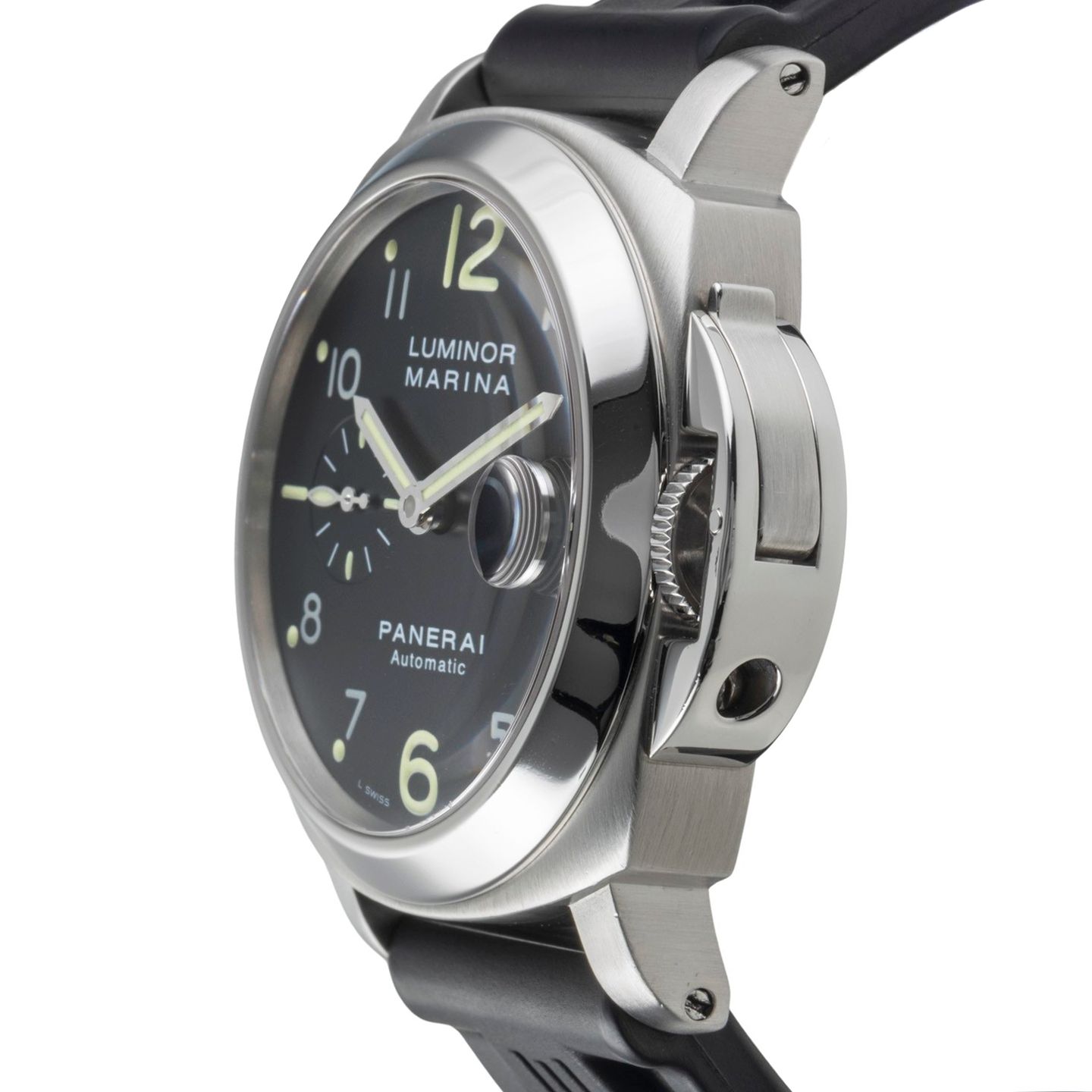 Panerai Luminor Marina Automatic PAM00164 (2006) - Zwart wijzerplaat 44mm Staal (6/8)