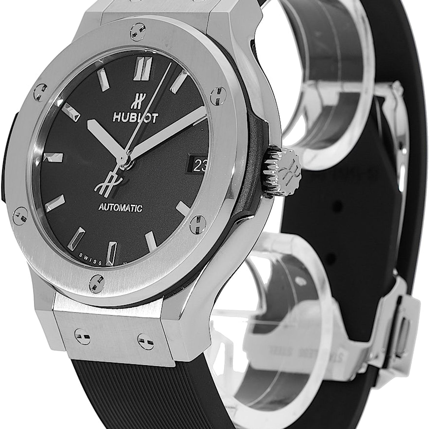 Hublot Classic Fusion 565.NX.1171.RX (2017) - Black dial 38 mm Titanium case (3/5)