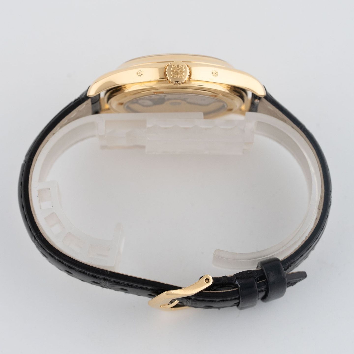 Patek Philippe Annual Calendar 5035J (Unknown (random serial)) - Black dial 37 mm Yellow Gold case (4/8)