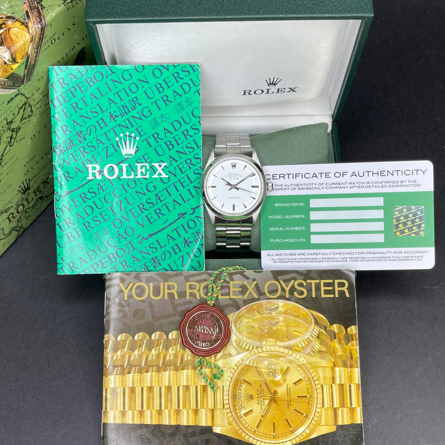 Rolex Air-King 5500 (1969) - 34mm Staal (2/7)