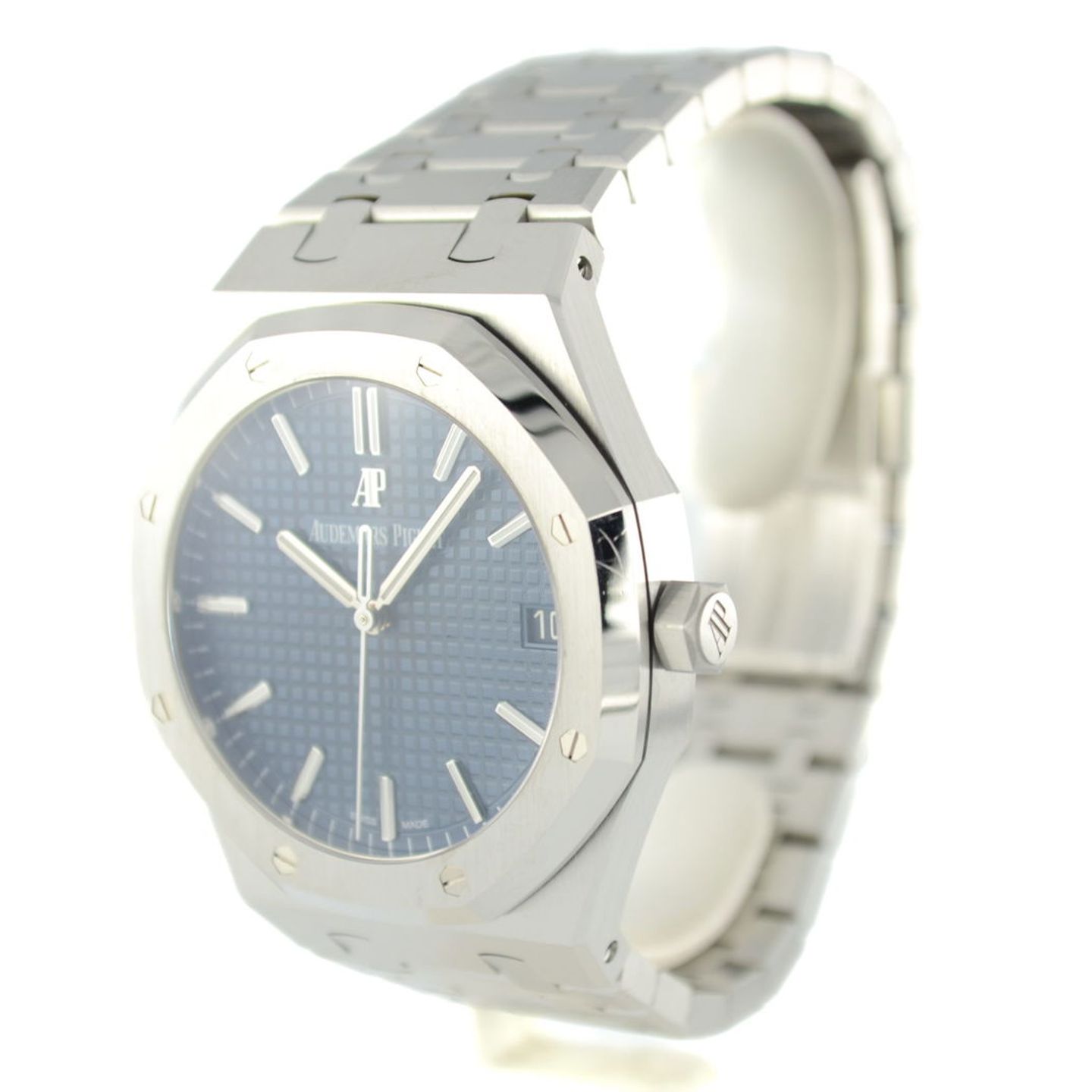 Audemars Piguet Royal Oak Selfwinding 15500ST.OO.1220ST.01 (2020) - Blue dial 41 mm Steel case (2/7)