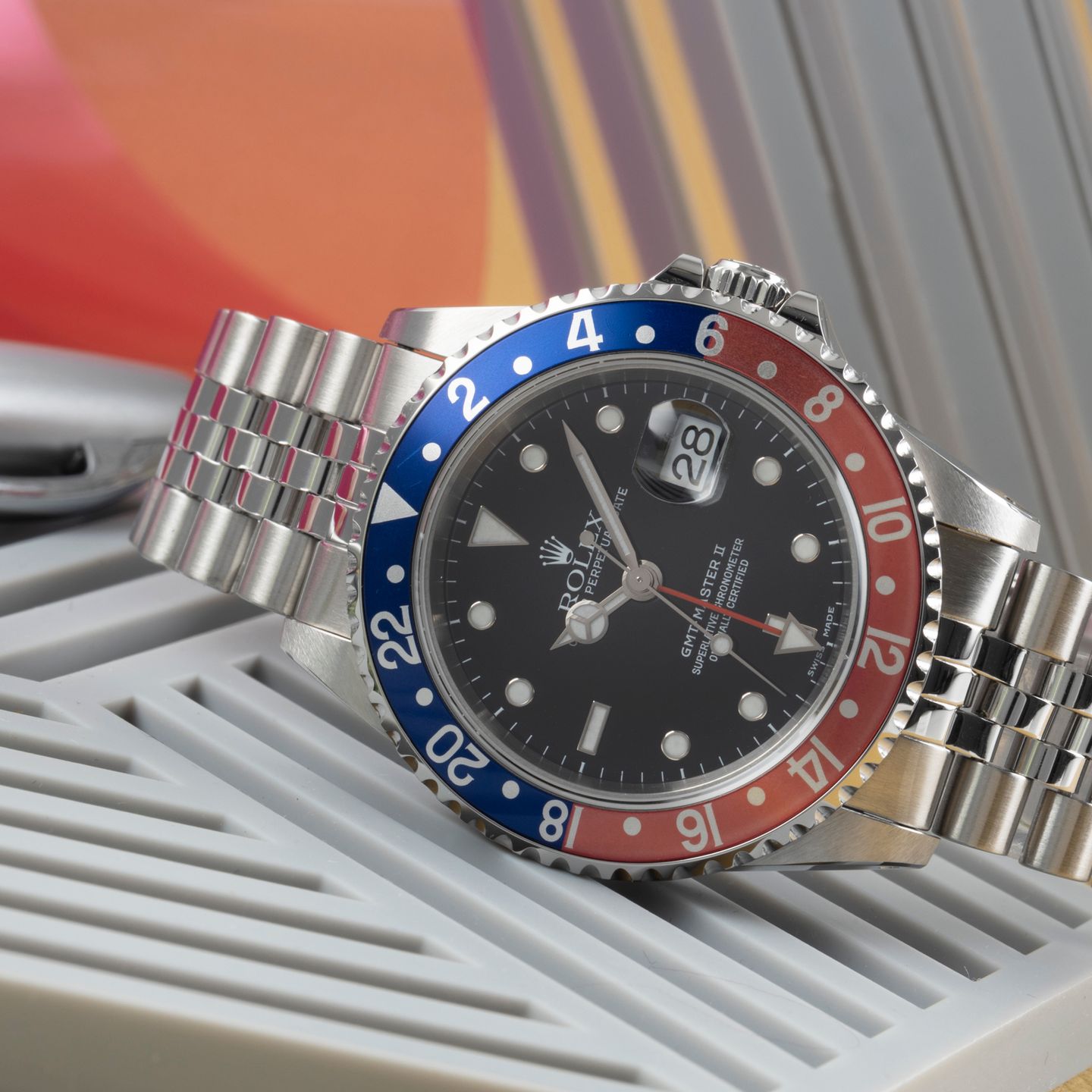 Rolex GMT-Master II 16710 (Unknown (random serial)) - 40 mm Steel case (2/8)