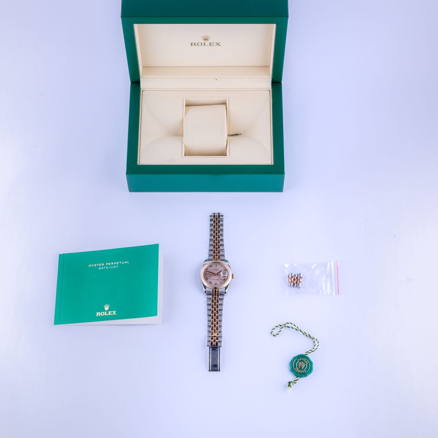 Rolex Datejust 36 116231 (Onbekend (willekeurig serienummer)) - Roze wijzerplaat 36mm Goud/Staal (8/8)