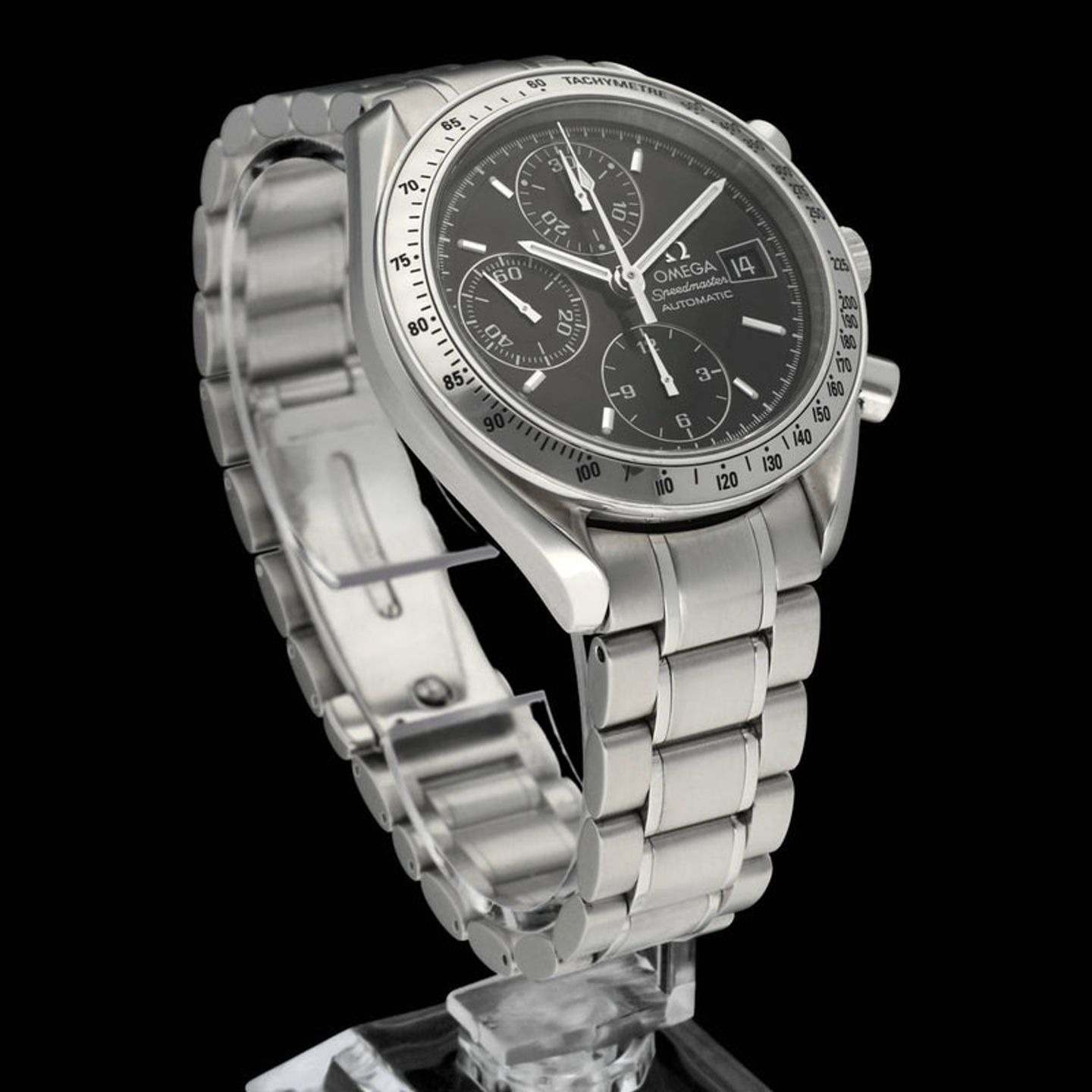 Omega Speedmaster Date 3513.5 (2005) - Black dial 39 mm Steel case (6/7)