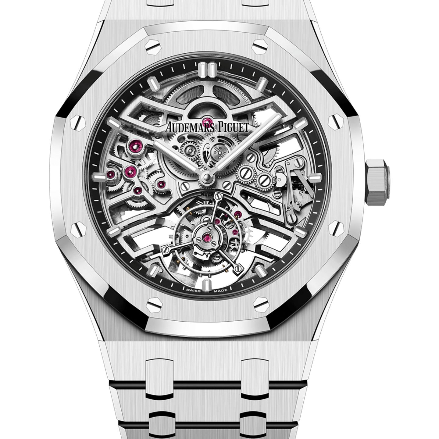 Audemars Piguet Royal Oak Tourbillon 26735ST.OO.1320ST.02 (2025) - Transparant wijzerplaat 41mm Staal (1/1)