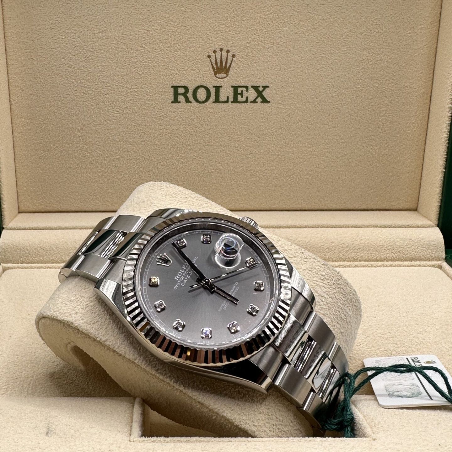 Rolex Datejust 41 126334 (2022) - Grijs wijzerplaat 41mm Staal (4/5)