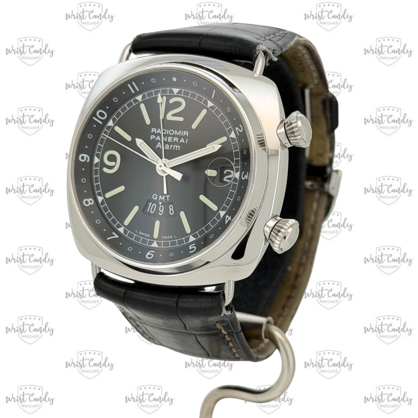 Panerai Radiomir GMT PAM00098 (2003) - Black dial 42 mm Steel case (2/8)