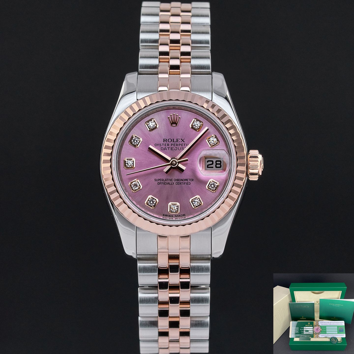 Rolex Lady-Datejust 179171 (2014) - 26mm Goud/Staal (1/7)