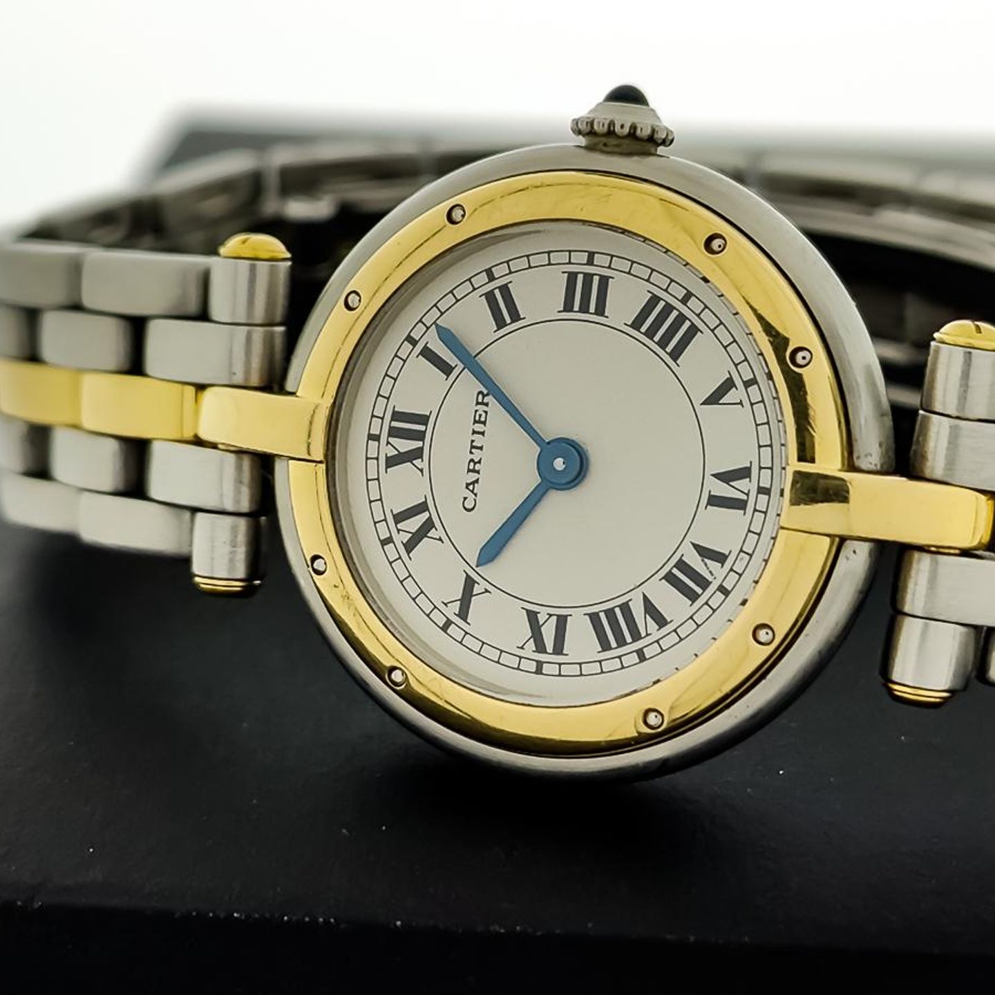 Cartier Panthère 1057920 (Unknown (random serial)) - Silver dial 24 mm Gold/Steel case (8/8)