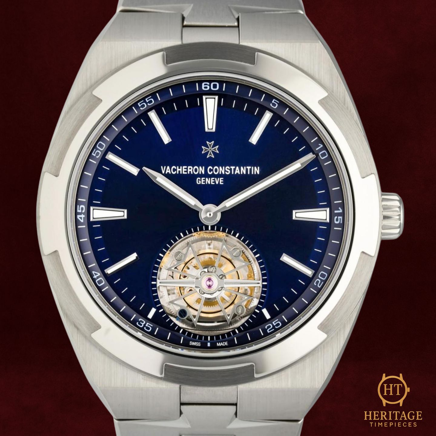 Vacheron Constantin Overseas 6000V/110A-B544 (2021) - Blue dial 43 mm Steel case (1/8)