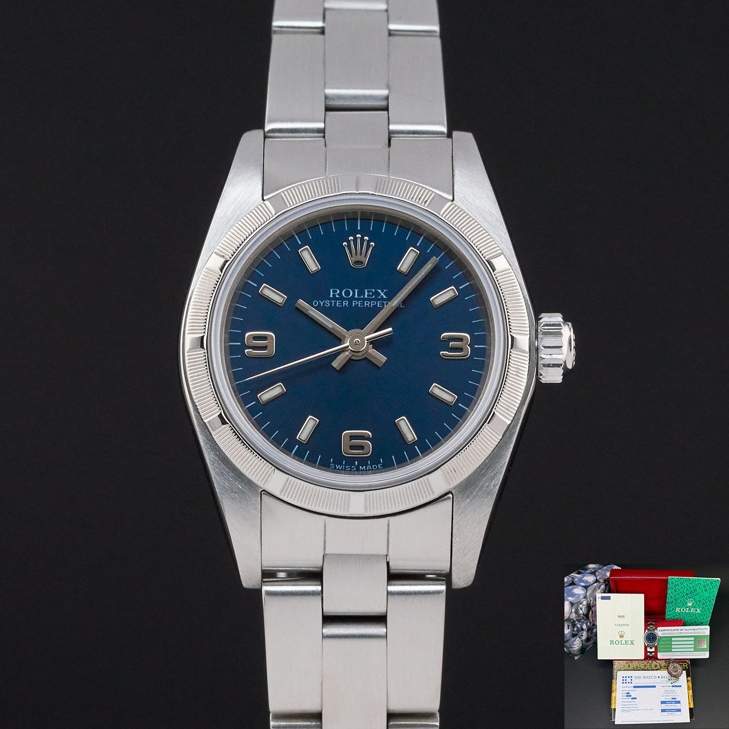 Rolex Oyster Perpetual 76030 (2000) - 26 mm Steel case (1/8)