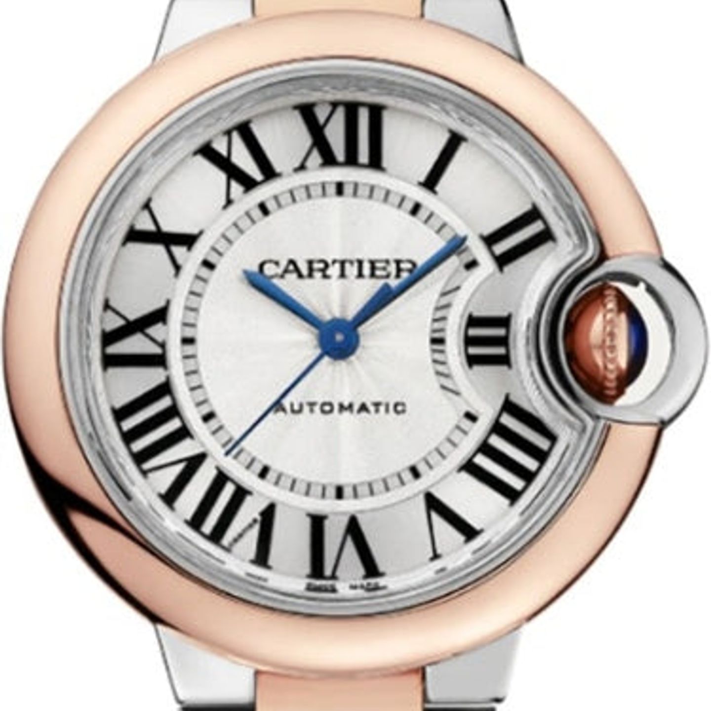 Cartier Ballon Bleu 33mm W2BB0032 (2026) - Zilver wijzerplaat 33mm Goud/Staal (1/1)