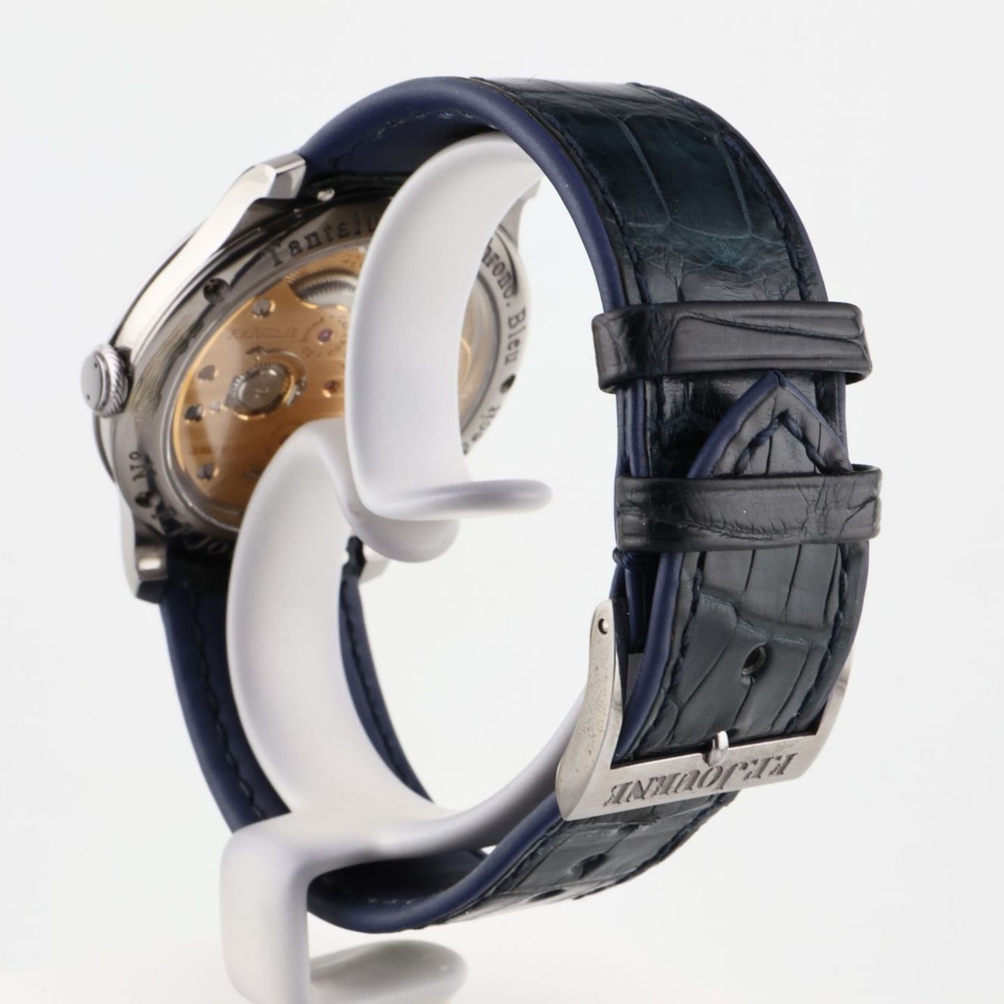 F.P. Journe Souveraine 1304 CS 39 TA BL (2013) - Blue dial 39 mm Tantalum case (10/16)