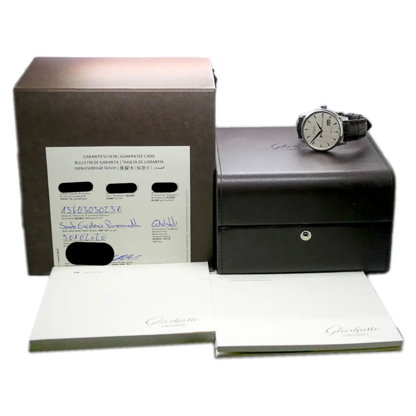 Glashütte Original Senator Excellence 1-36-03-03-02-31 (2020) - Grijs wijzerplaat 40mm Staal (7/7)