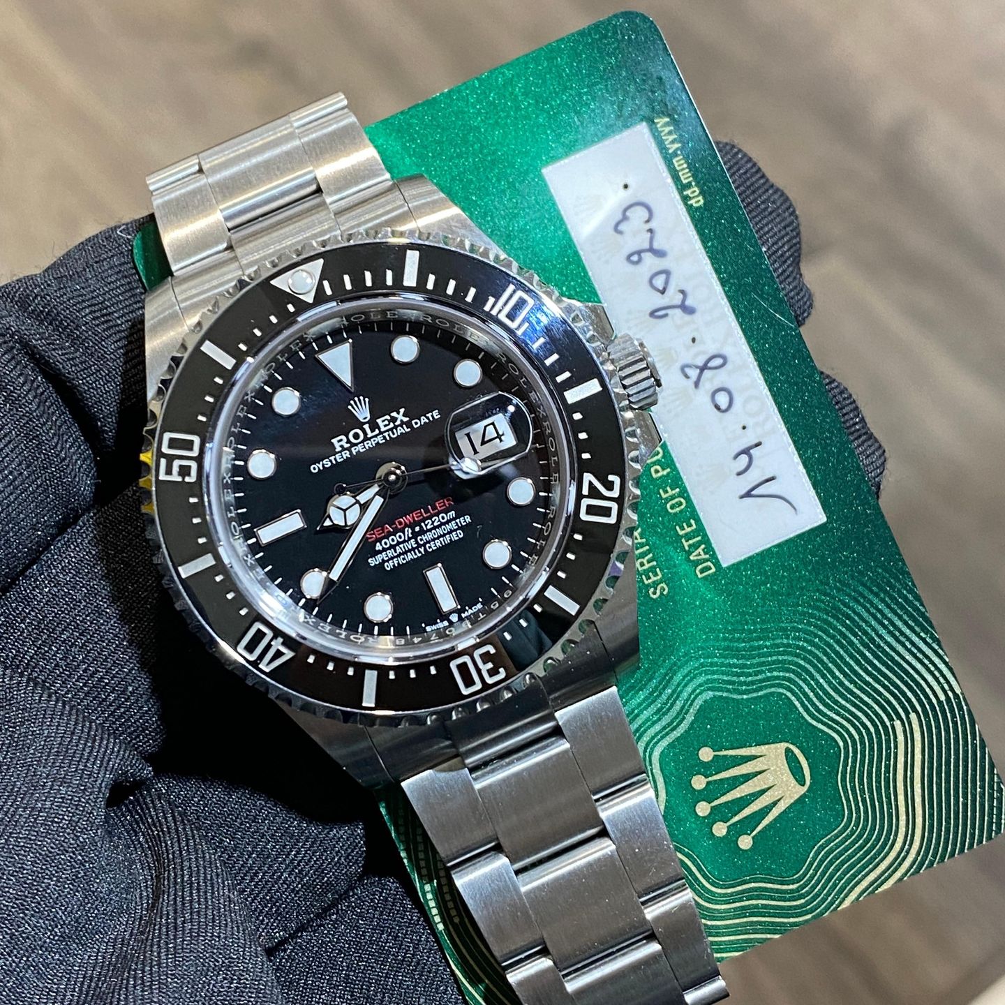 Rolex Sea-Dweller 126600 (2023) - Zwart wijzerplaat 43mm Staal (1/1)