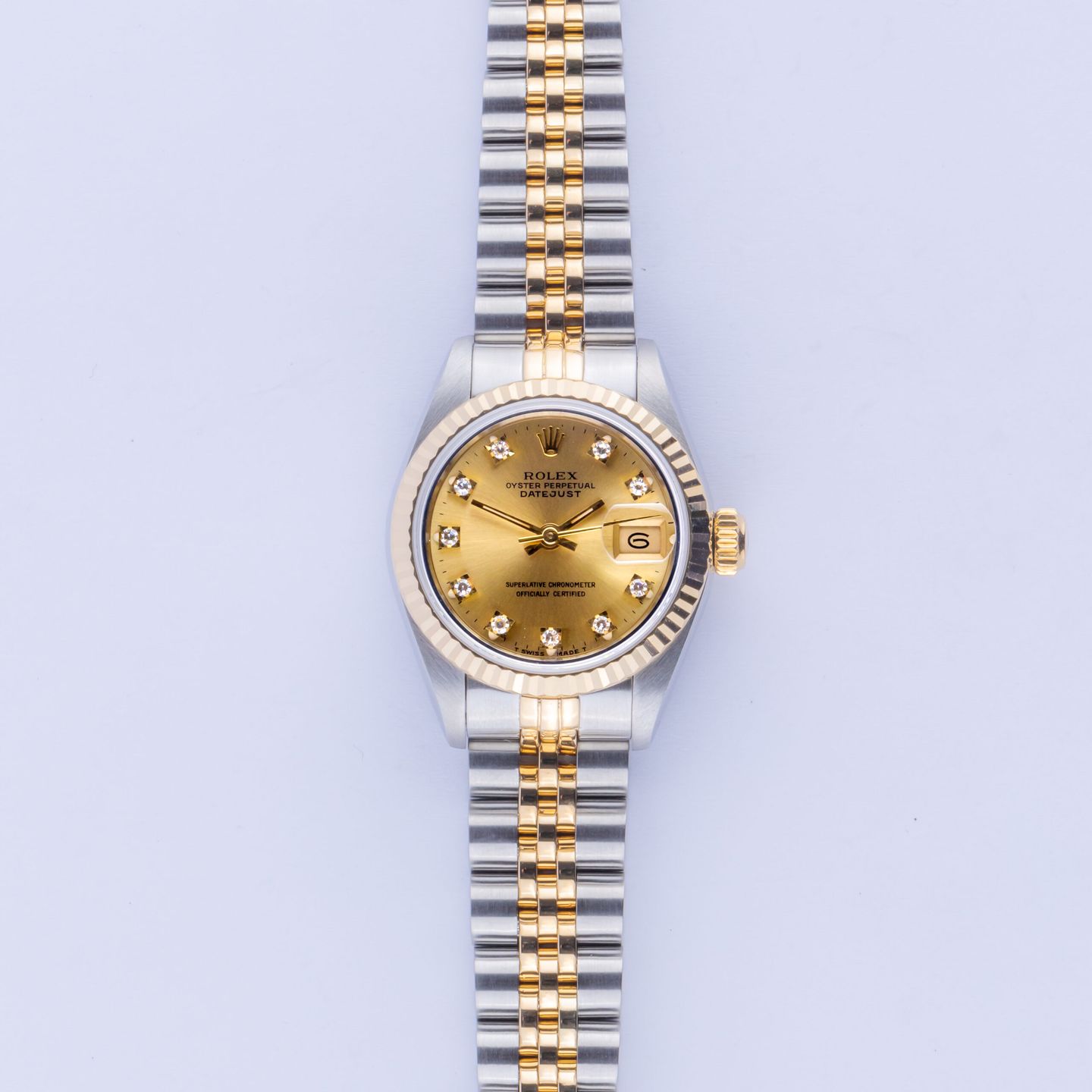 Rolex Lady-Datejust 69173 (1991) - 26mm Goud/Staal (3/8)