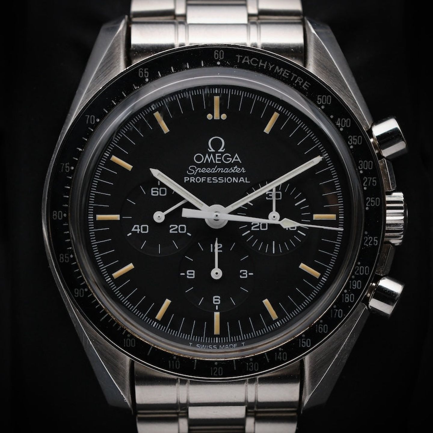 Omega Speedmaster Professional Moonwatch 3590.5 (1993) - Zwart wijzerplaat 42mm Staal (1/5)