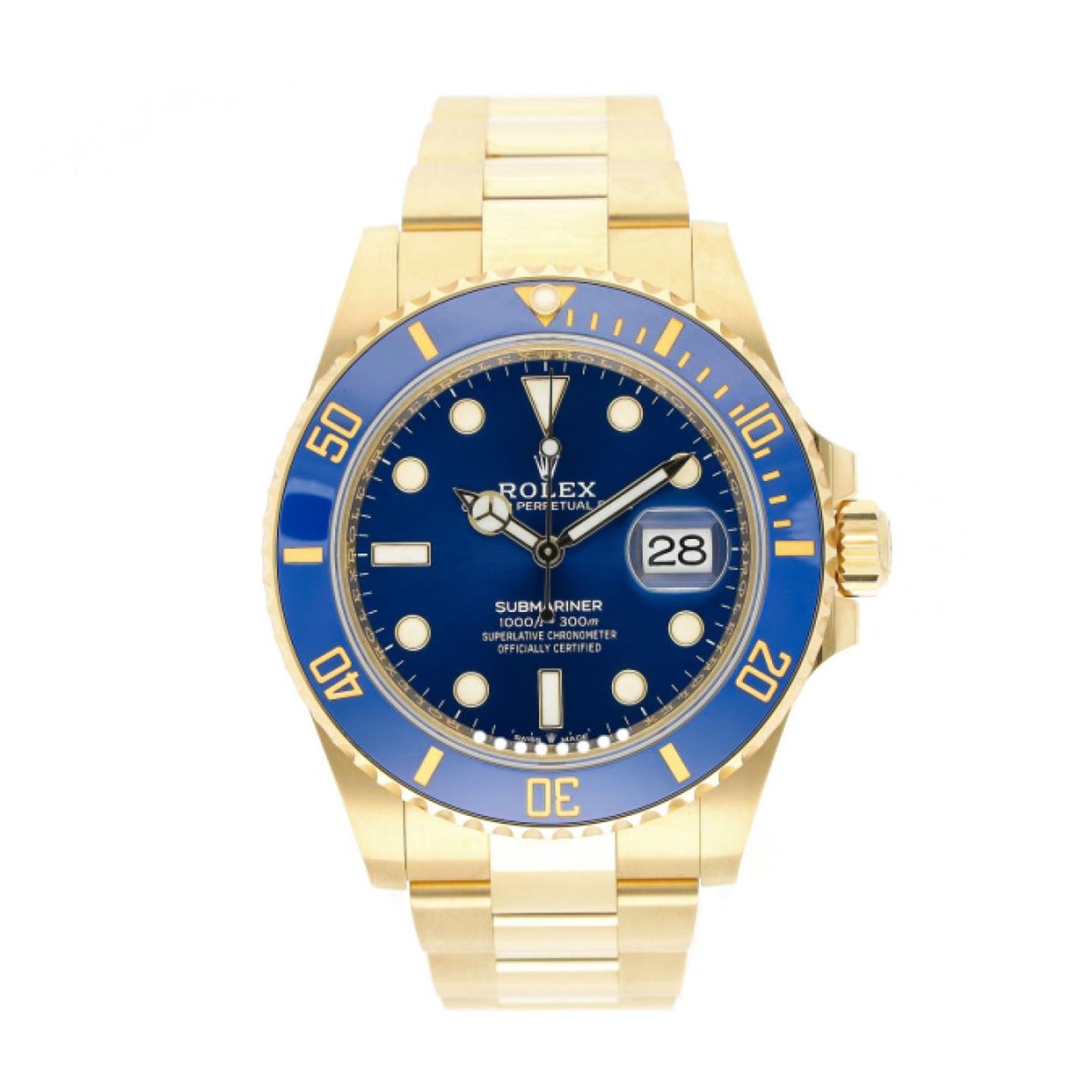Rolex Submariner Date 126618LB (2024) - Blue dial 41 mm Yellow Gold case (1/5)