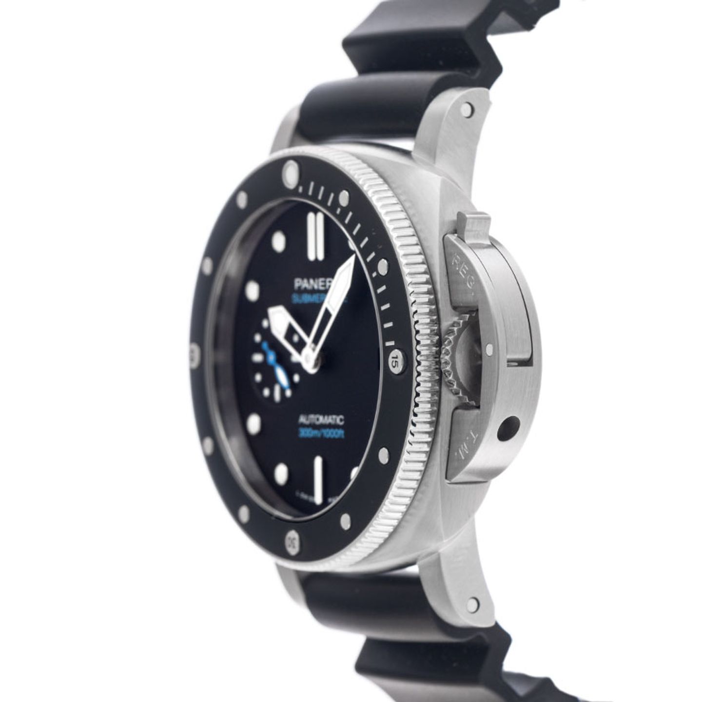 Panerai Luminor Submersible PAM02683 (2025) - Zwart wijzerplaat 42mm Staal (4/8)