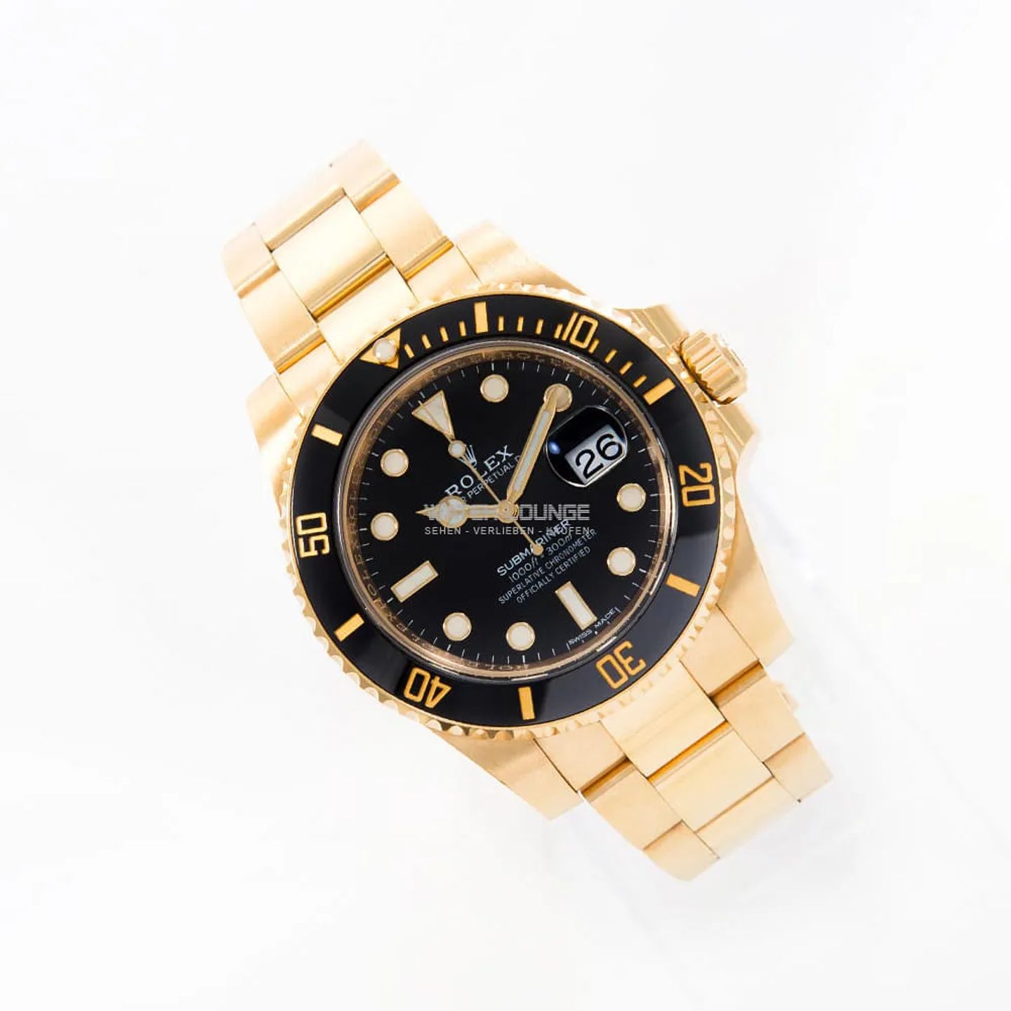 Rolex Submariner Date 116618LN (2020) - 40mm Geelgoud (2/8)