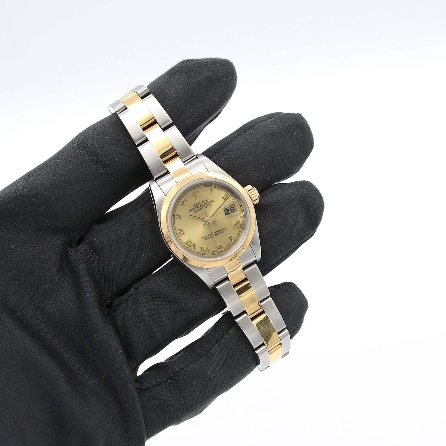 Rolex Lady-Datejust 69163 (Unknown (random serial)) - 26 mm Gold/Steel case (1/5)