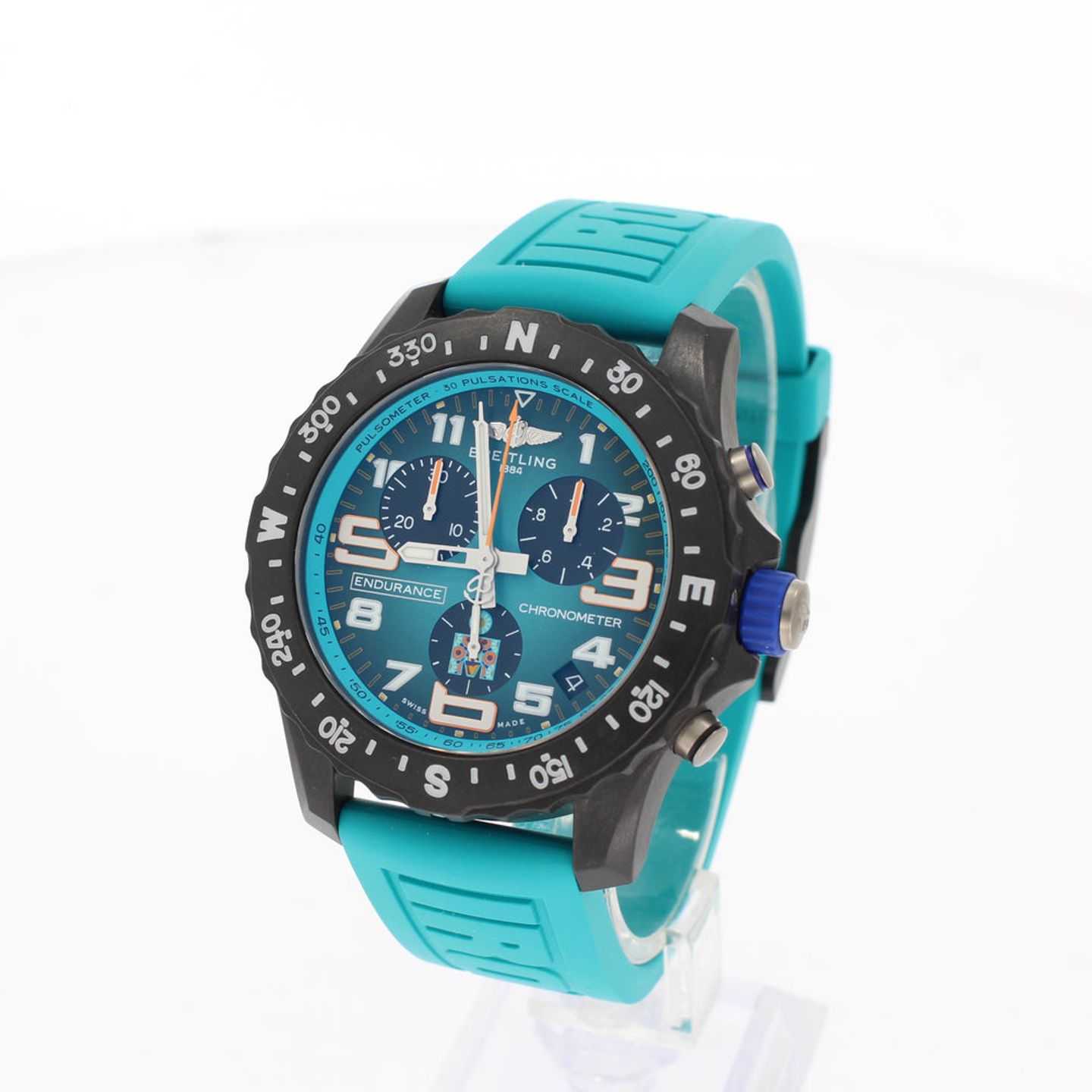 Breitling Endurance Pro X823101K1C1S1 (2025) - Green dial 44 mm Plastic case (2/5)