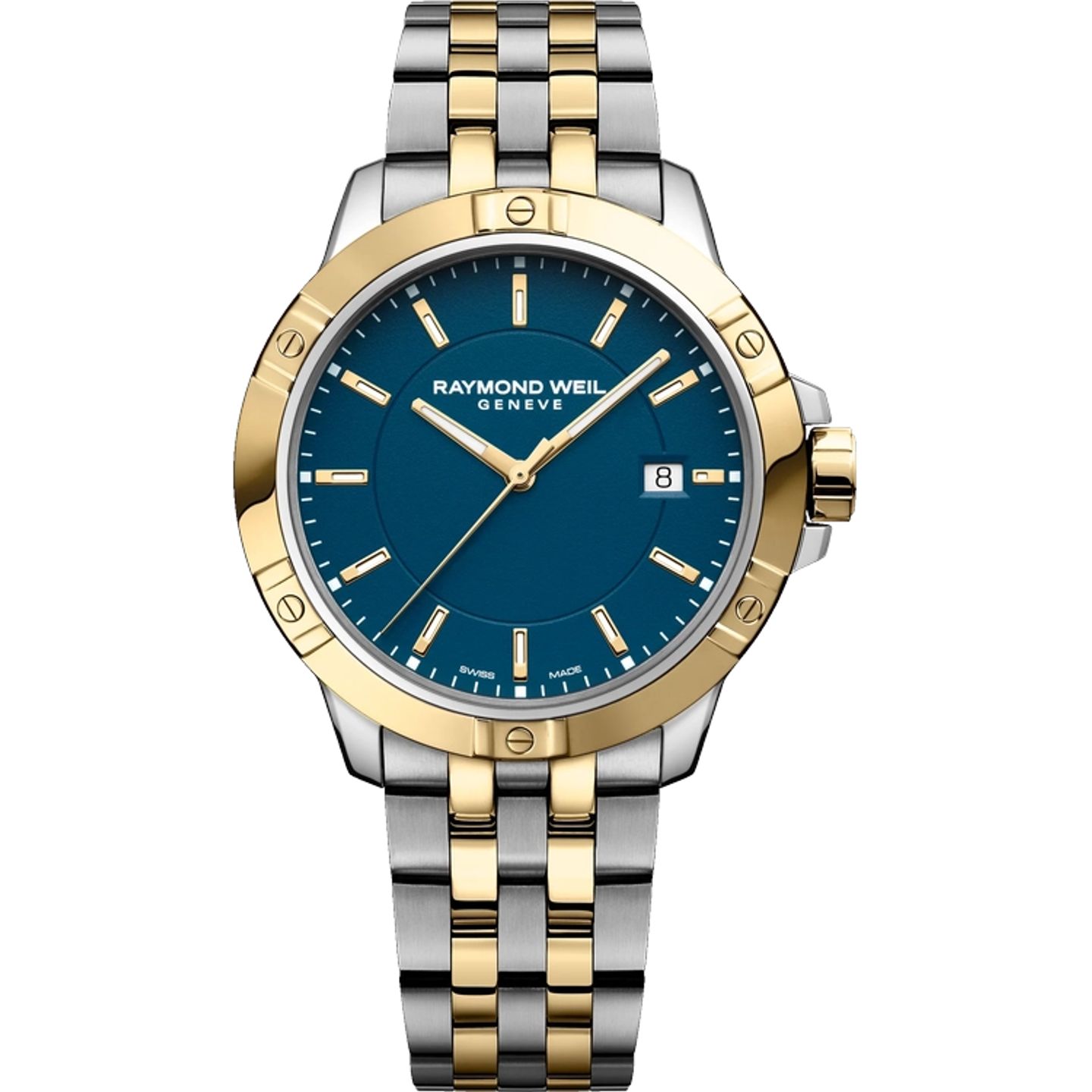 Raymond Weil Tango 8160-STP-50041 (2026) - Blauw wijzerplaat 41mm Goud/Staal (1/1)