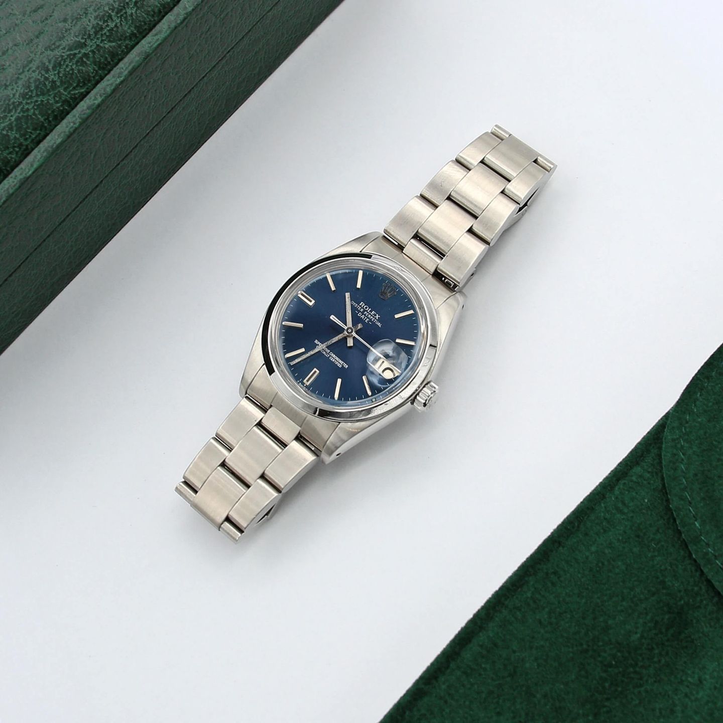 Rolex Oyster Perpetual Date 1500 (Unknown (random serial)) - 34 mm Steel case (1/7)