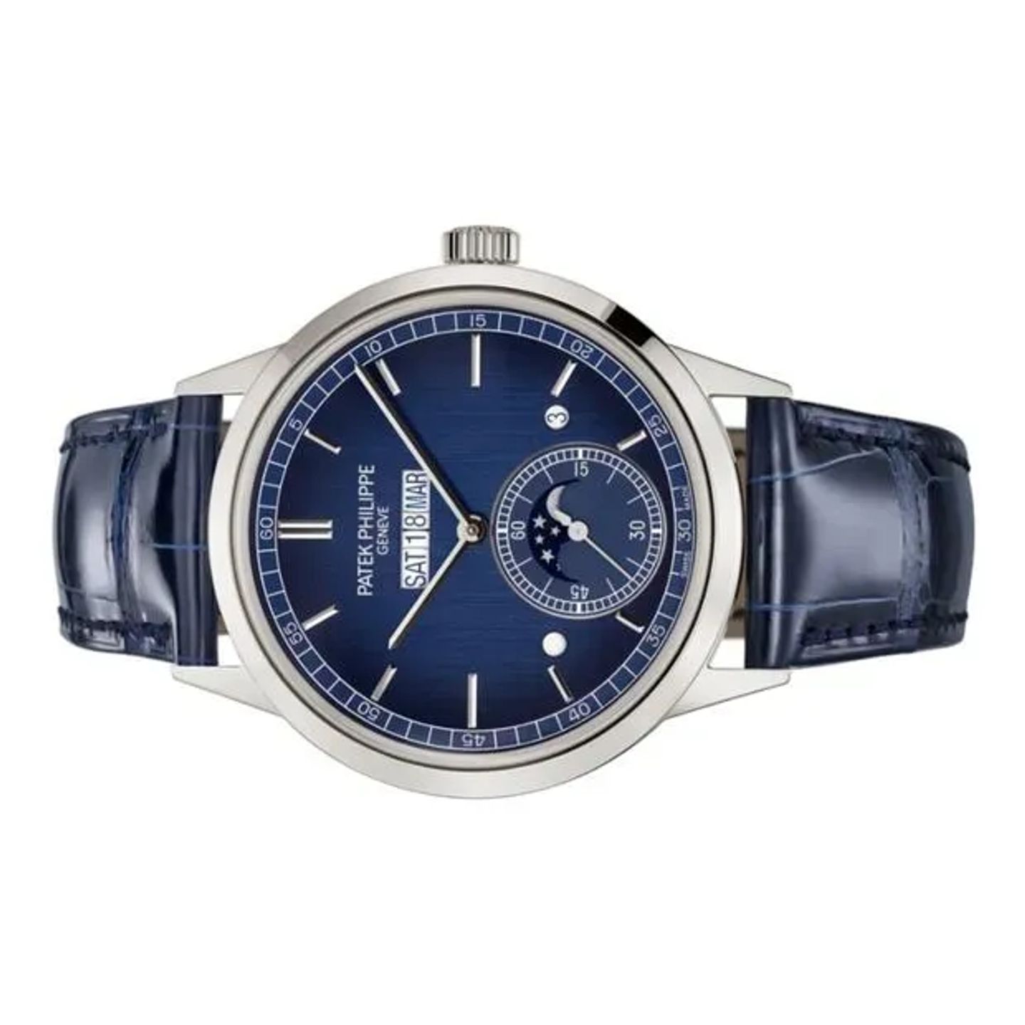 Patek Philippe Grand Complications 5236P-001 (2024) - Blue dial 41 mm Platinum case (4/6)