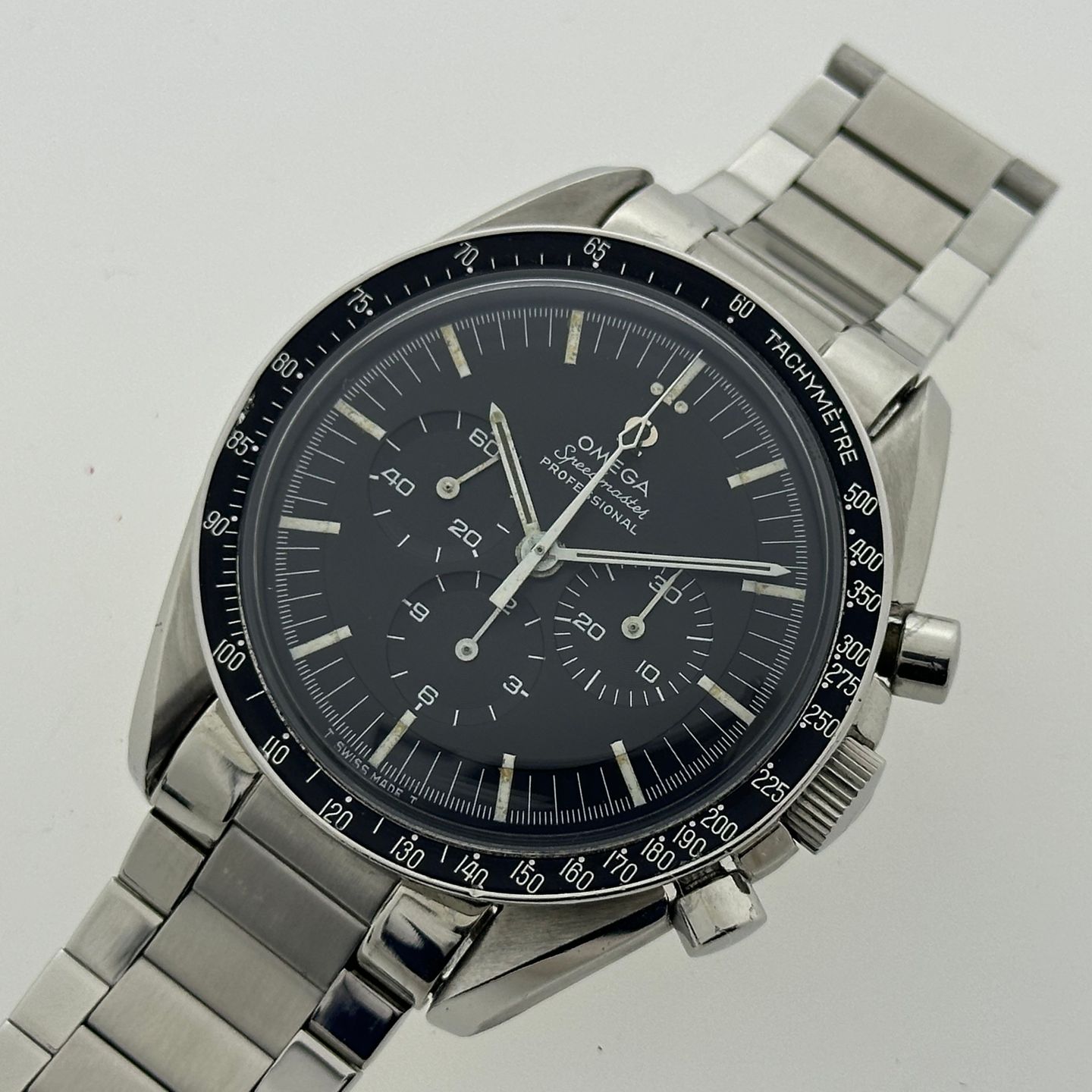 Omega Speedmaster Professional Moonwatch 145.012 (1968) - Black dial 42 mm Steel case (7/8)